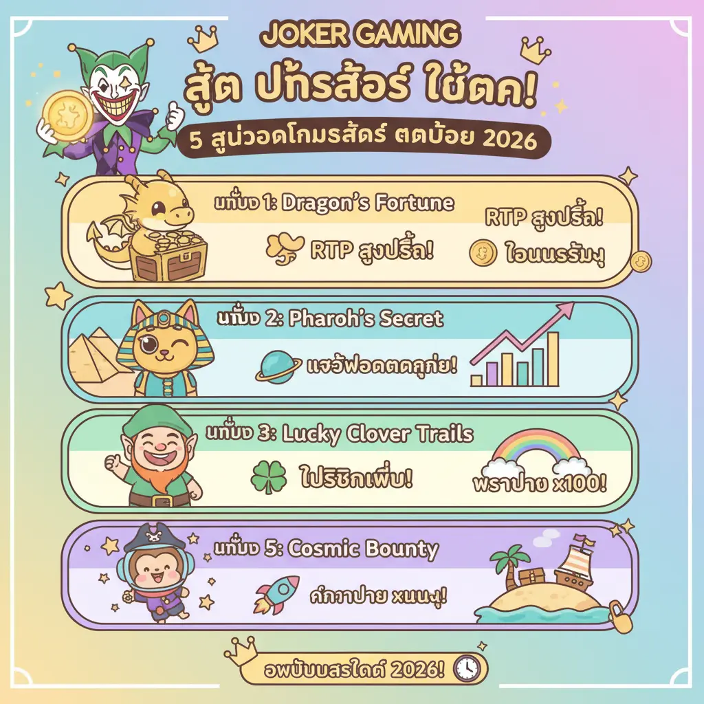 สูตร ปั่นสล็อต ให้แตก - Joker Gaming