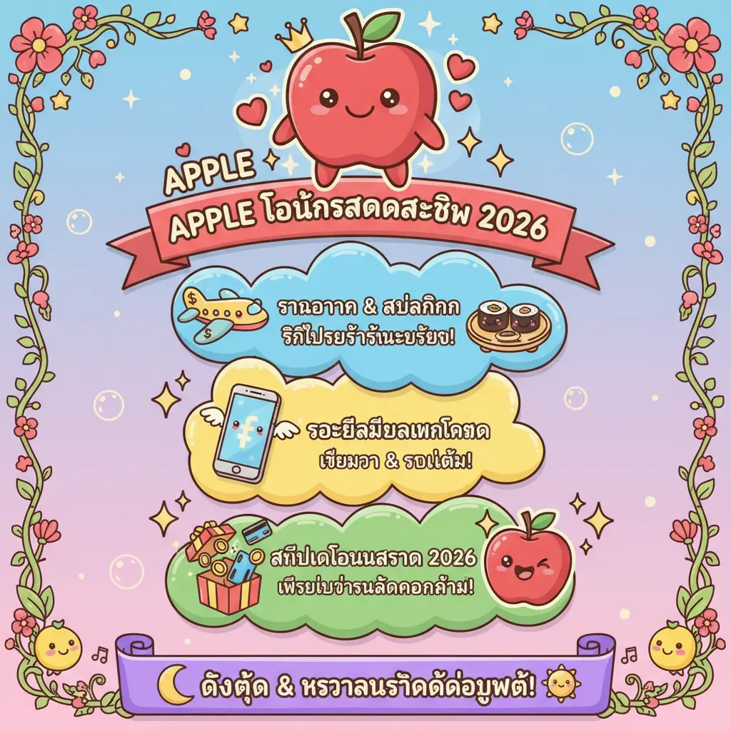 โบนัสสมัครสมาชิก - Apple