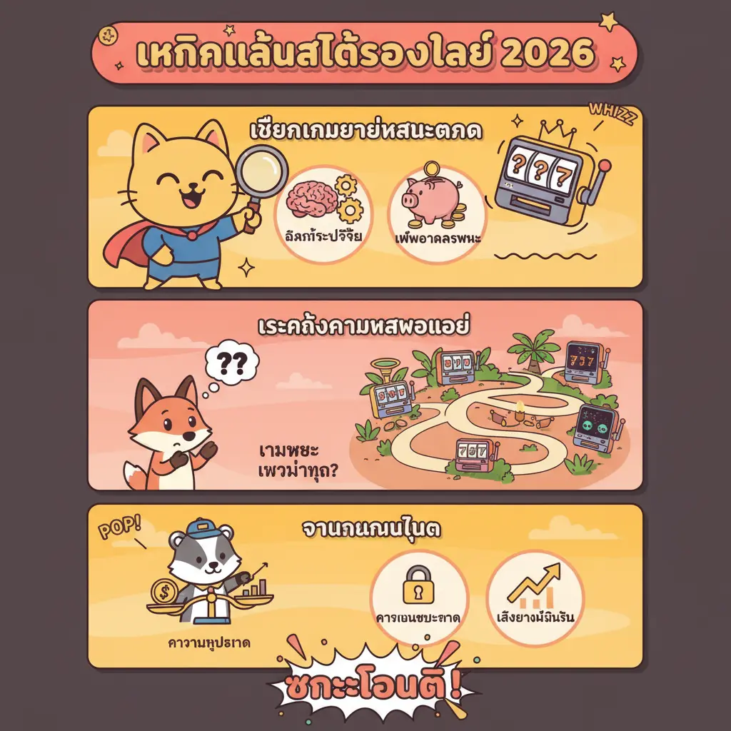 เทคนิคเล่นสลอต - สล็อตออนไลน์