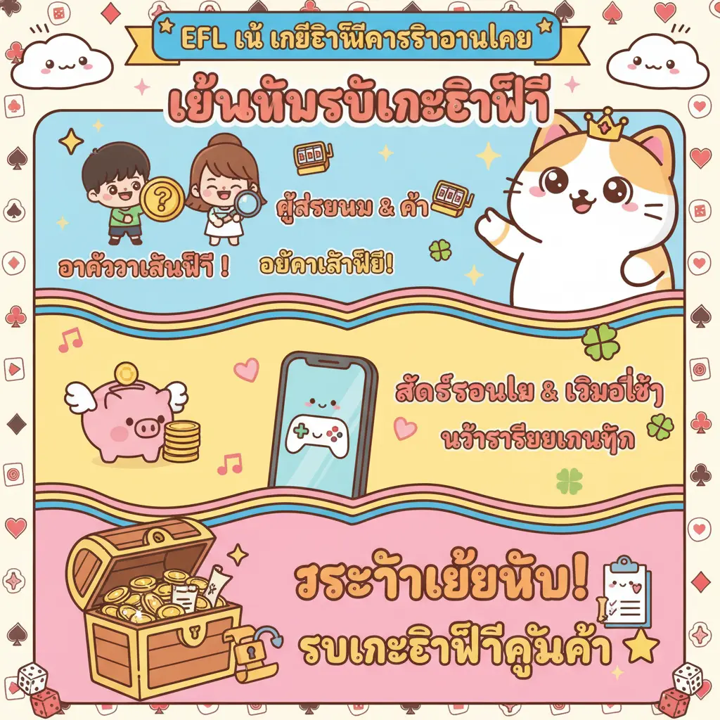 เครดิตฟรีคาสิโนออนไลน์ - EFL