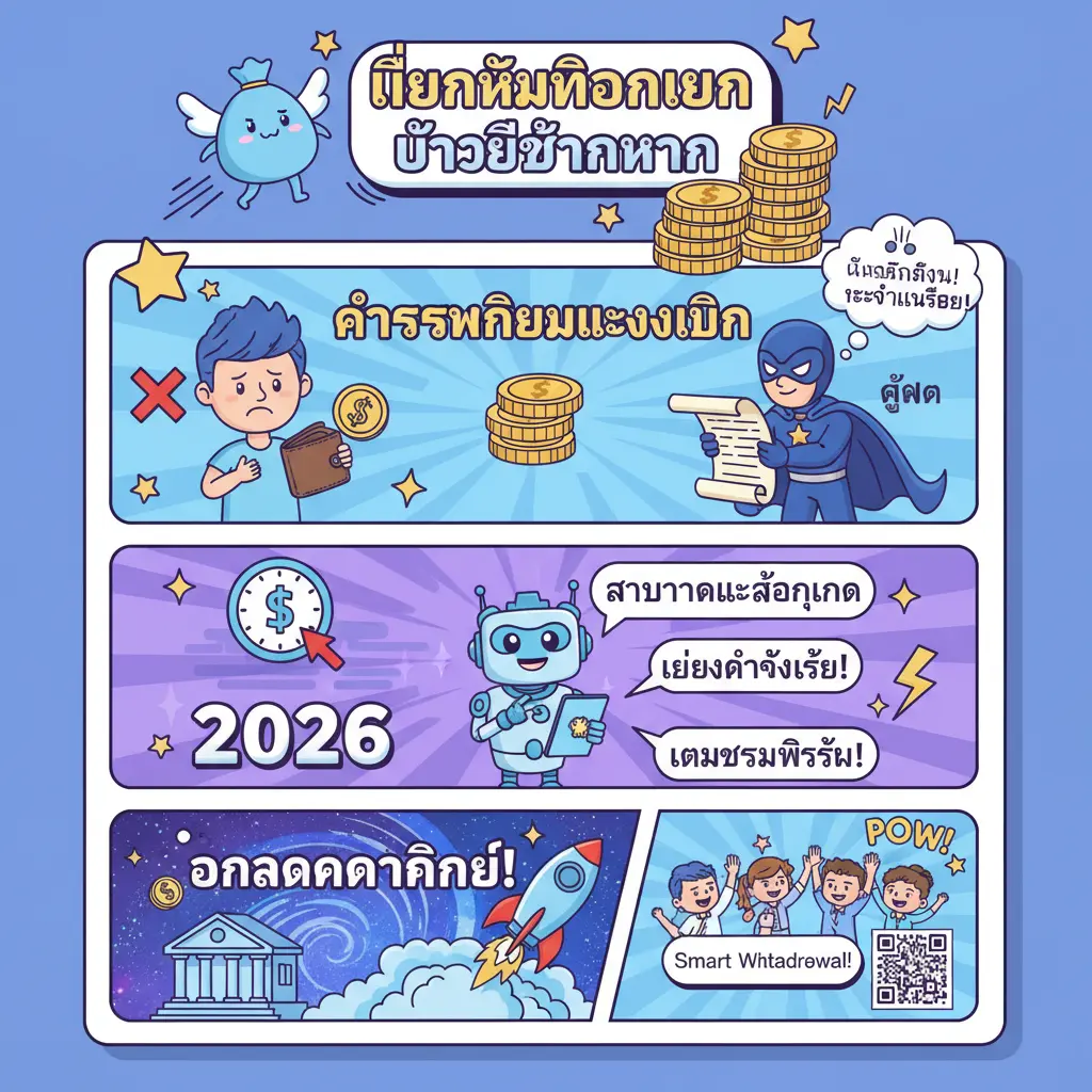 เงื่อนไขถอนเงิน - บัญชีธนาคาร